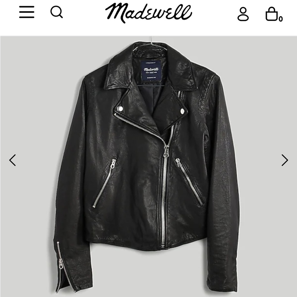 Madewell Leather Motorcycle Jacket